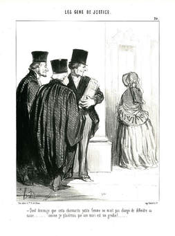 Les Gens de Justice  24 1846  Honore Daumier   Andrew Edmunds Prints