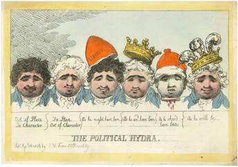 The Political Hydra 1806 Thomas Rowlandson  Andrew Edmunds Prints