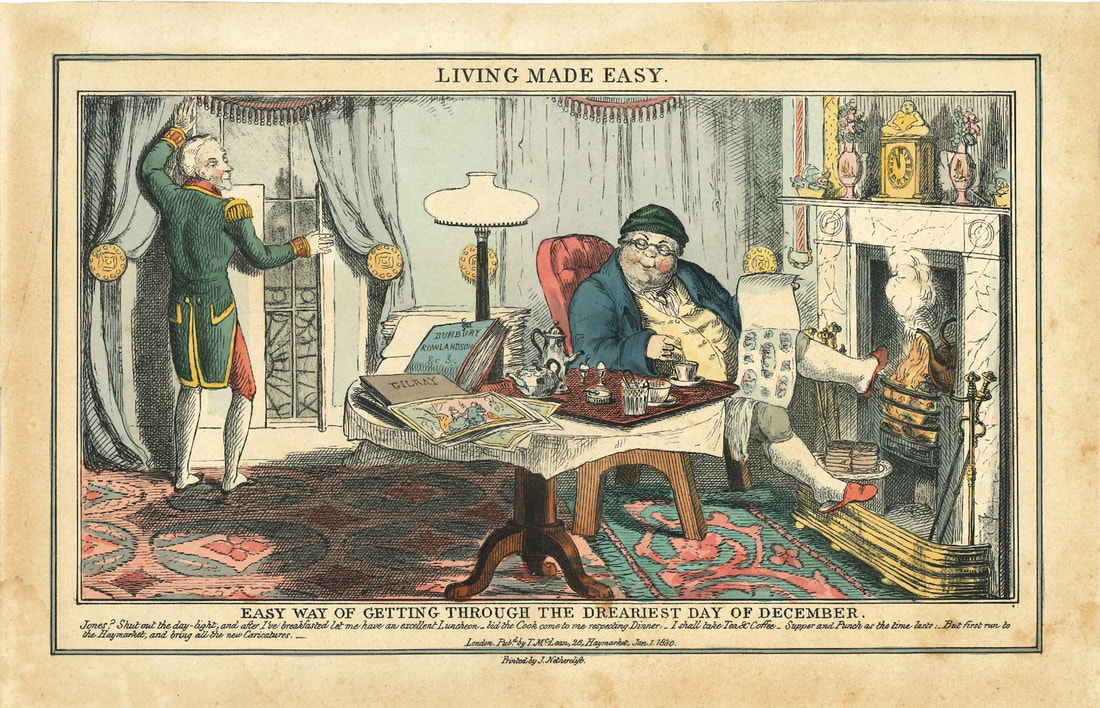 Living Made Easy 1830  Robert Seymour   Andrew Edmunds Prints