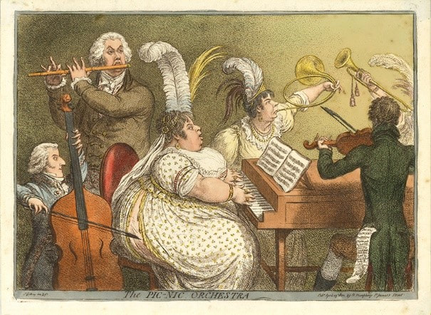 The Pic-Nic Orchestra James Gillray   Andrew Edmunds Prints