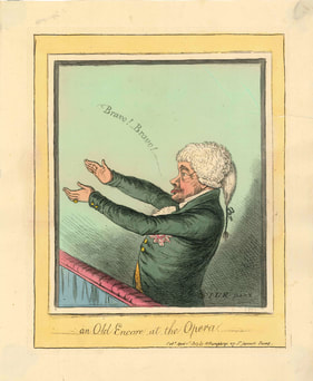 An Old Encore at the Opera. H.Humphrey, 1 April 1803. JAMES GILLRAY 1756-1815  Andrew Edmunds Prints