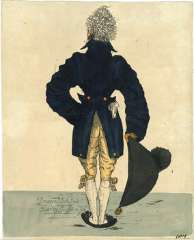 Lord Petersham, rear view c 1801  Robert Dighton II  Andrew Edmunds Prints