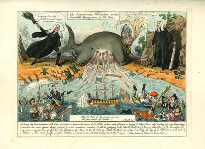 The-Abyssenian-Monster-–-or-the-Invisible-Monster-drawn-from-His-Den-1820--ISAAC-ROBERT-CRUIKSAHNK---Andrew-Edmunds-Prints