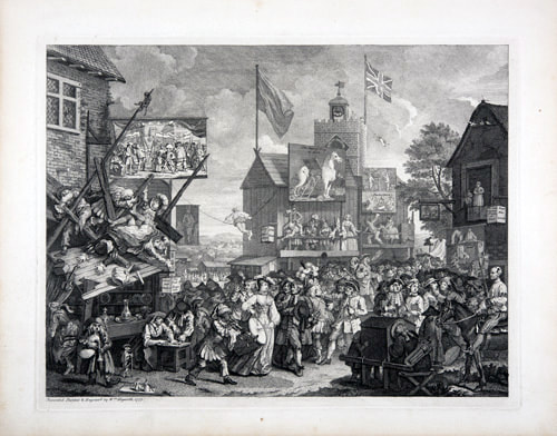 Southwark Fair 1733 William Hogarth 1697-1764  Andrew Edmunds Prints